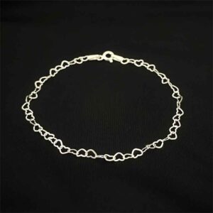 pulseira de coração prata 925 - Bertaco Pratas (1)