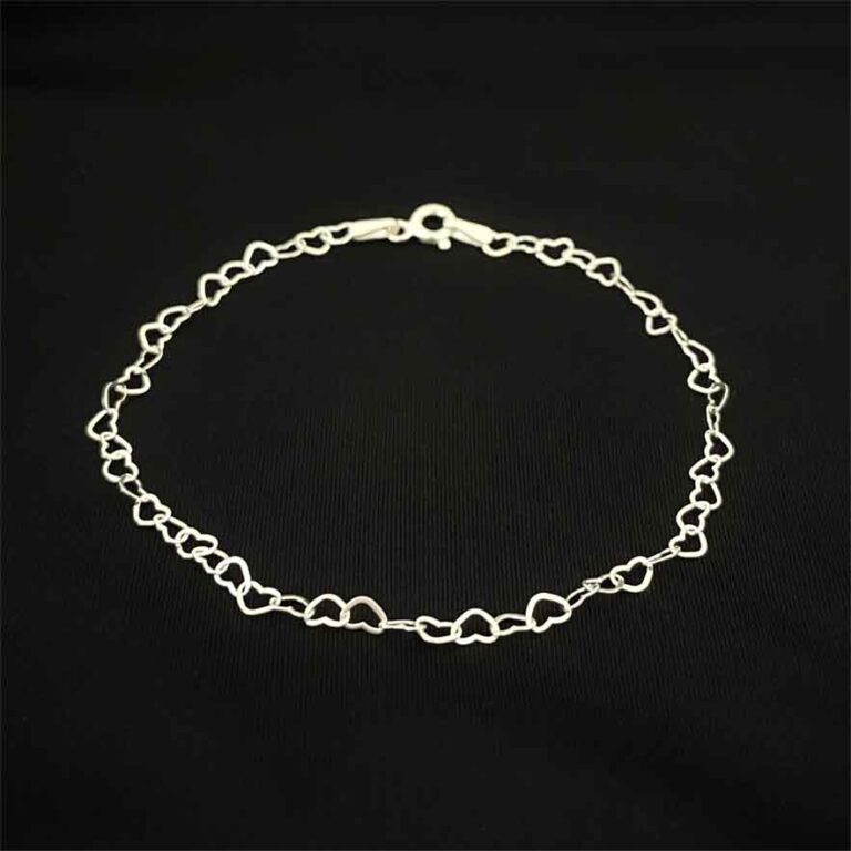 pulseira de coração prata 925 - Bertaco Pratas (1)