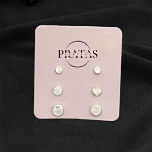 Trio Ponto de Luz embutido Prata 925 - Bertaco Pratas (1)