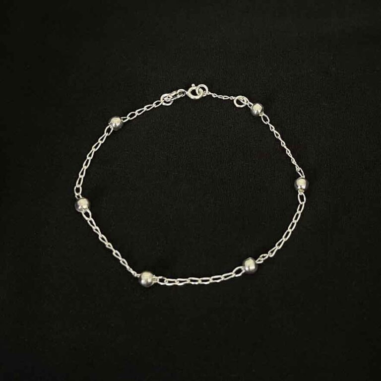 pulseira de bolinhas Prata 925 - Bertaco Pratas (2)