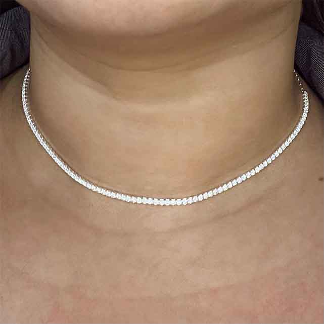 Choker riviera - Prata 925 - Bertaco Pratas (4)