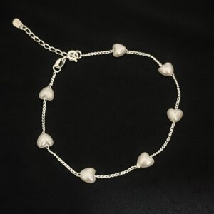 Pulseira pérola coração